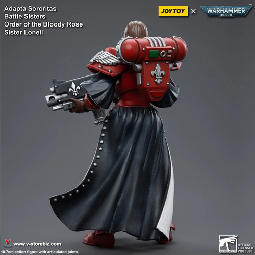 Figura JOYTOX X Warhammer 40k: Battle Sisters Bloody Rose Order Superior Kamina. Scala 1:18, Dipinta E Assemblata.