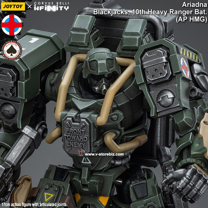 JOYTOY Corvus Belli Infinity: Ariadna Blackjacks 10th Heavy Ranger Bat (AP HMG)