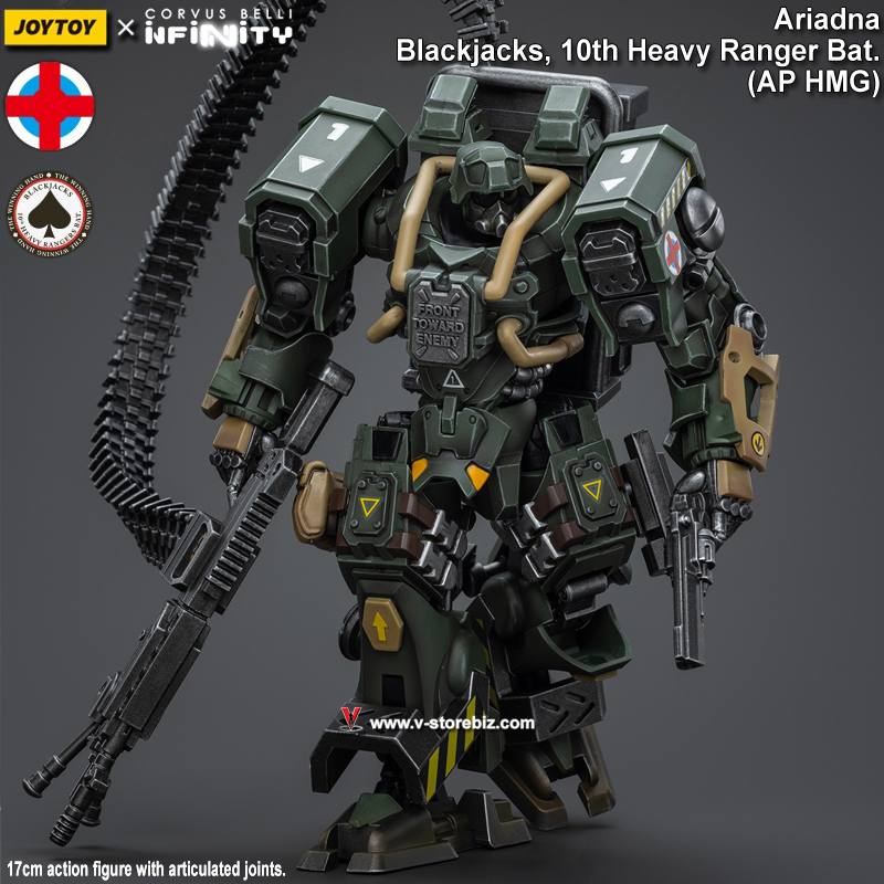 JOYTOY Corvus Belli Infinity: Ariadna Blackjacks 10th Heavy Ranger Bat (AP HMG)