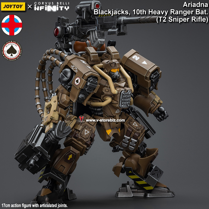 JOYTOY Corvus Belli Infinity: Ariadna Blackjacks 10th Heavy Ranger Bat (T2 Sniper Rifle) 