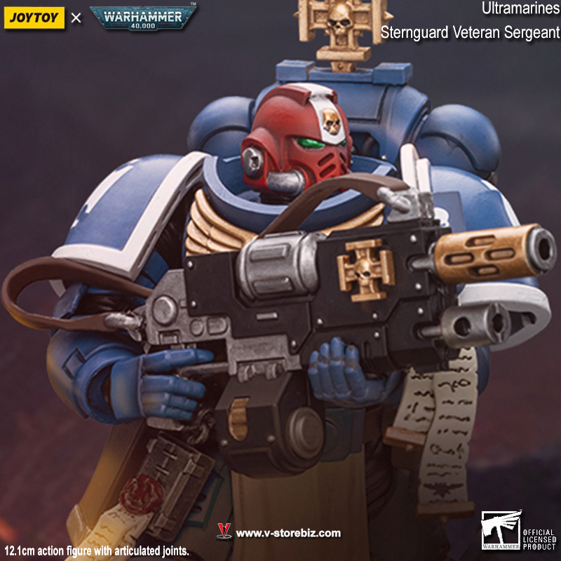 JOYTOY Warhammer 40K: Ultramarines Sternguard: Veteran Sergeant 
