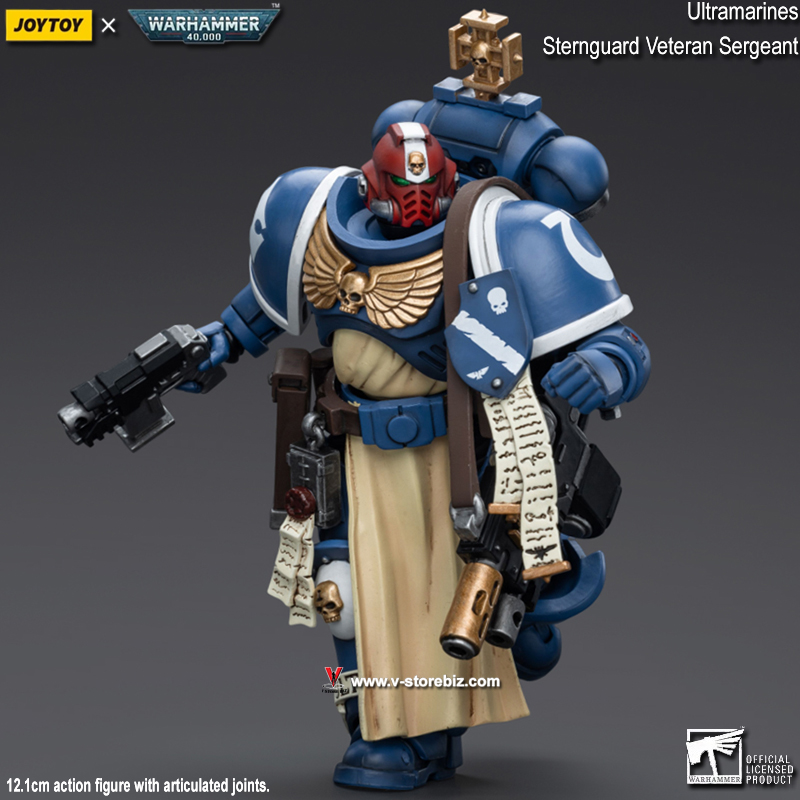 JOYTOY Warhammer 40K: Ultramarines Sternguard: Veteran Sergeant 