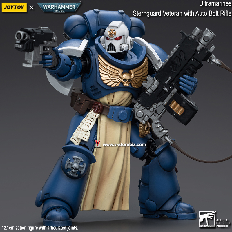 JOYTOY Warhammer 40K: Ultramarines Sternguard Veteran with Auto Bolt Rifle