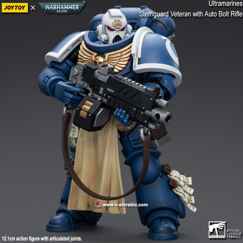 JOYTOY Warhammer 40K: Ultramarines Sternguard Veteran with Auto Bolt Rifle