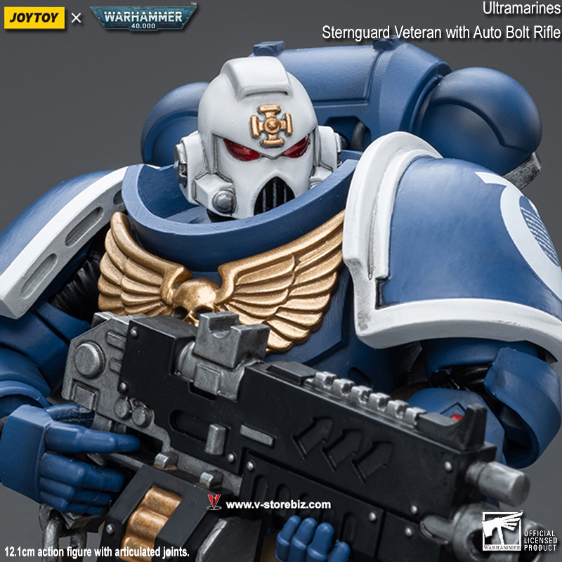 JOYTOY Warhammer 40K: Ultramarines Sternguard Veteran with Auto Bolt Rifle