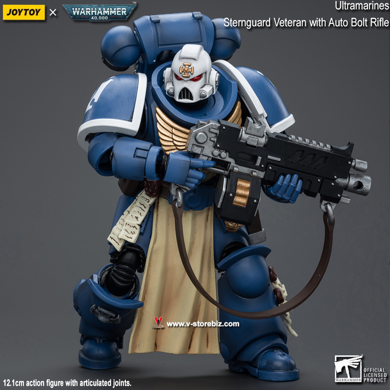 JOYTOY Warhammer 40K: Ultramarines Sternguard Veteran with Auto Bolt Rifle