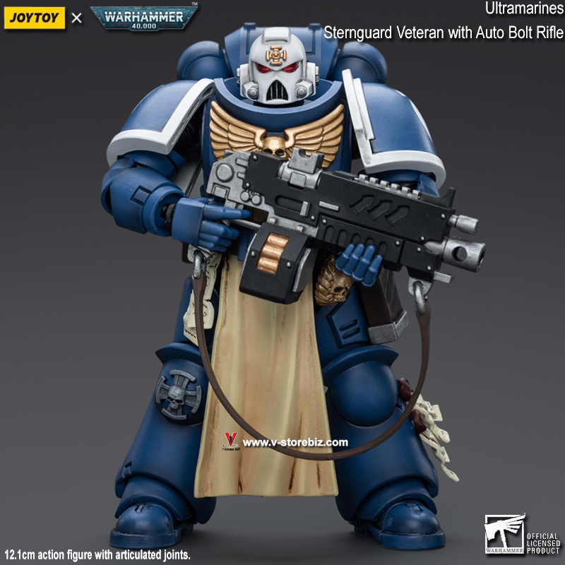 JOYTOY Warhammer 40K: Ultramarines Sternguard Veteran with Auto Bolt Rifle