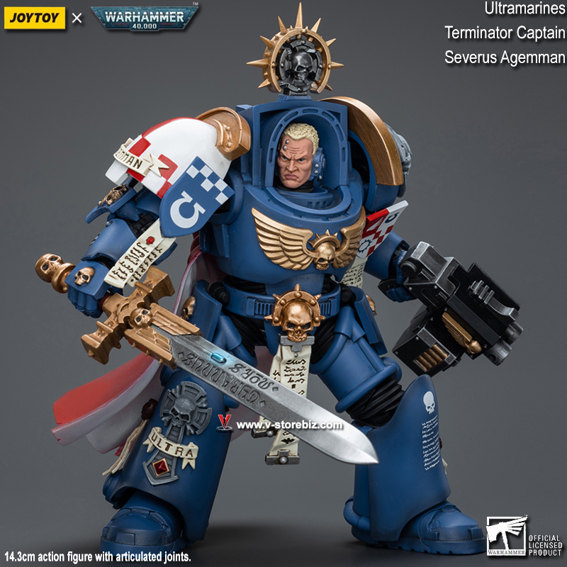 JOYTOY Warhammer 40K JT9916 Ultramarines Terminator Captain Severus Agemman