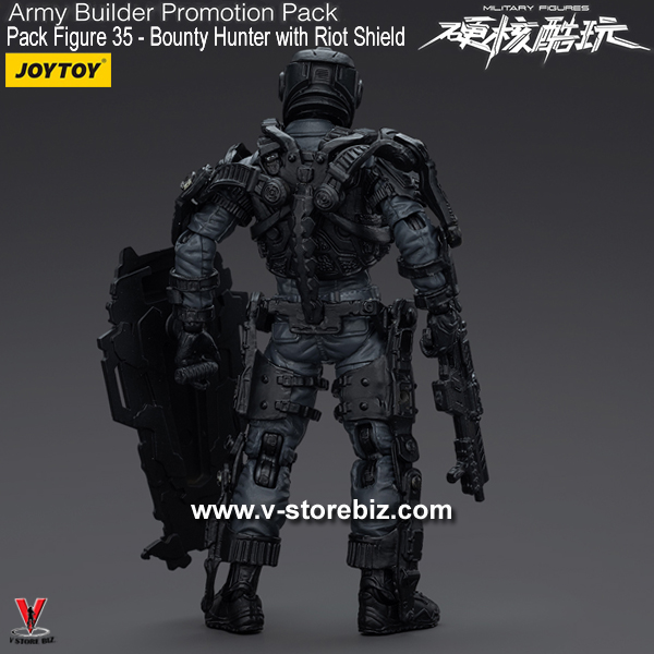 JOYTOY Army Builder Promotion Pack: Figure 35 Bounty Hunter with Riot Shield