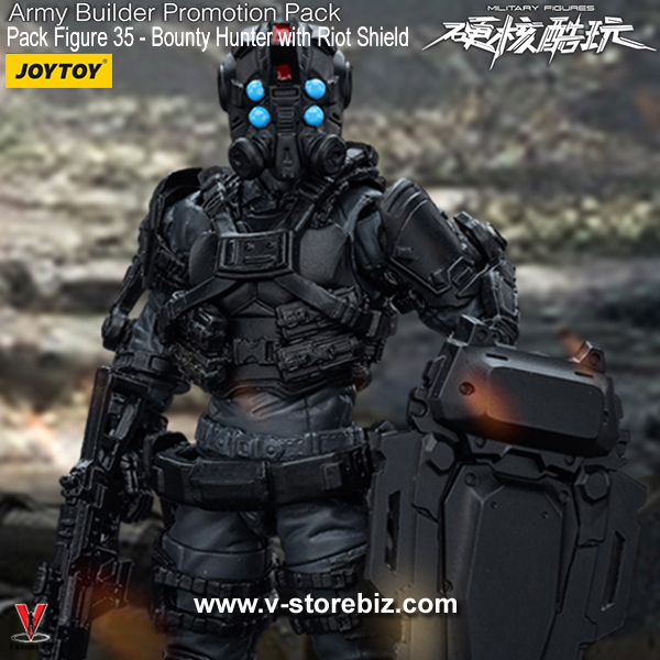 JOYTOY Army Builder Promotion Pack: Figure 35 Bounty Hunter with Riot Shield