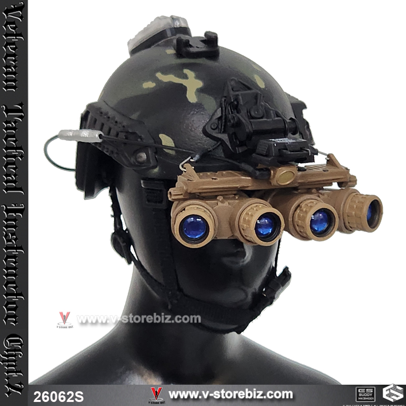 E&S 26062S Veteran Instructor Ch.II SF Helmet & NVG