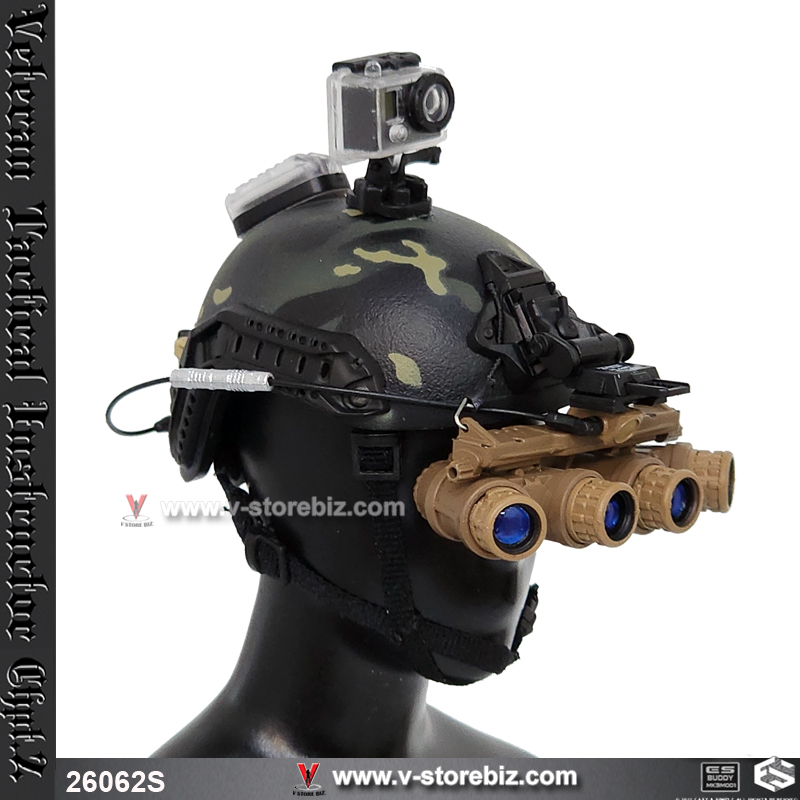 E&S 26062S Veteran Instructor Ch.II SF Helmet & NVG