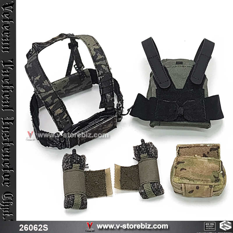 E&S 26062S Veteran Instructor Ch.II BCR-1 Chest Rig & Plate Carrier