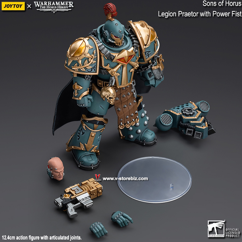 JOYTOY Warhammer JT7493 Sons Of Horus - Legion Praetor With Power Fist