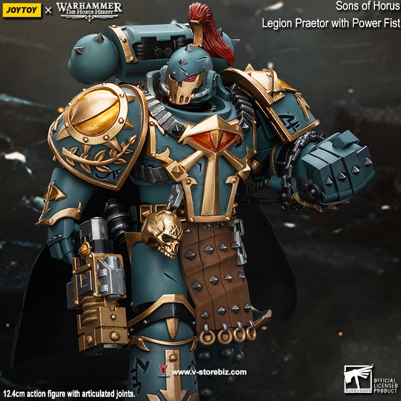JOYTOY Warhammer JT7493 Sons Of Horus - Legion Praetor With Power Fist