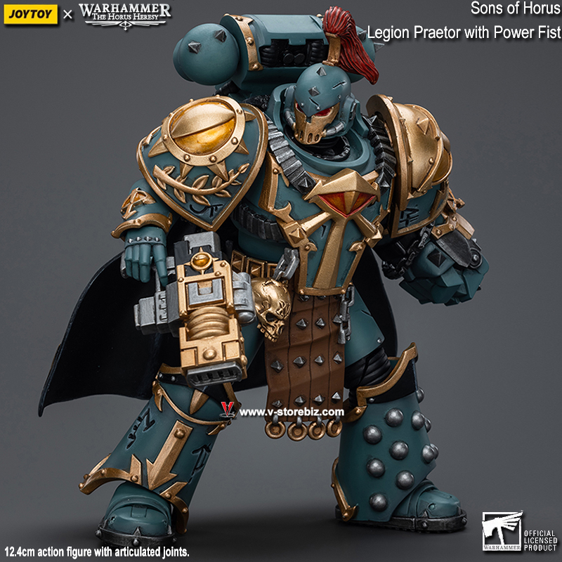 JOYTOY Warhammer JT7493 Sons Of Horus - Legion Praetor With Power Fist