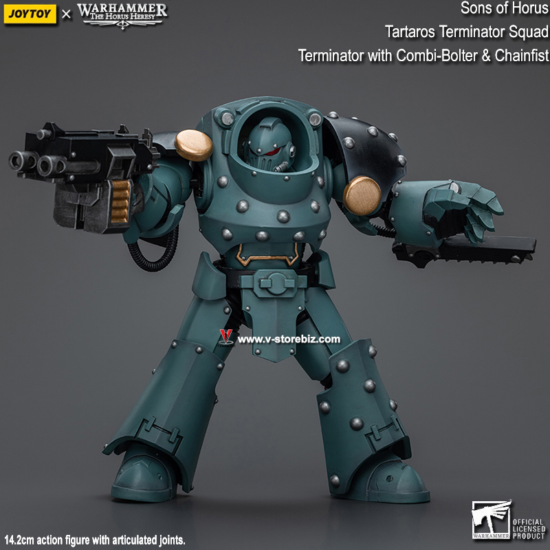 JOYTOY Warhammer JT7271 Tartaros Terminator Squad Terminator With Combi-Bolter And Chainfist