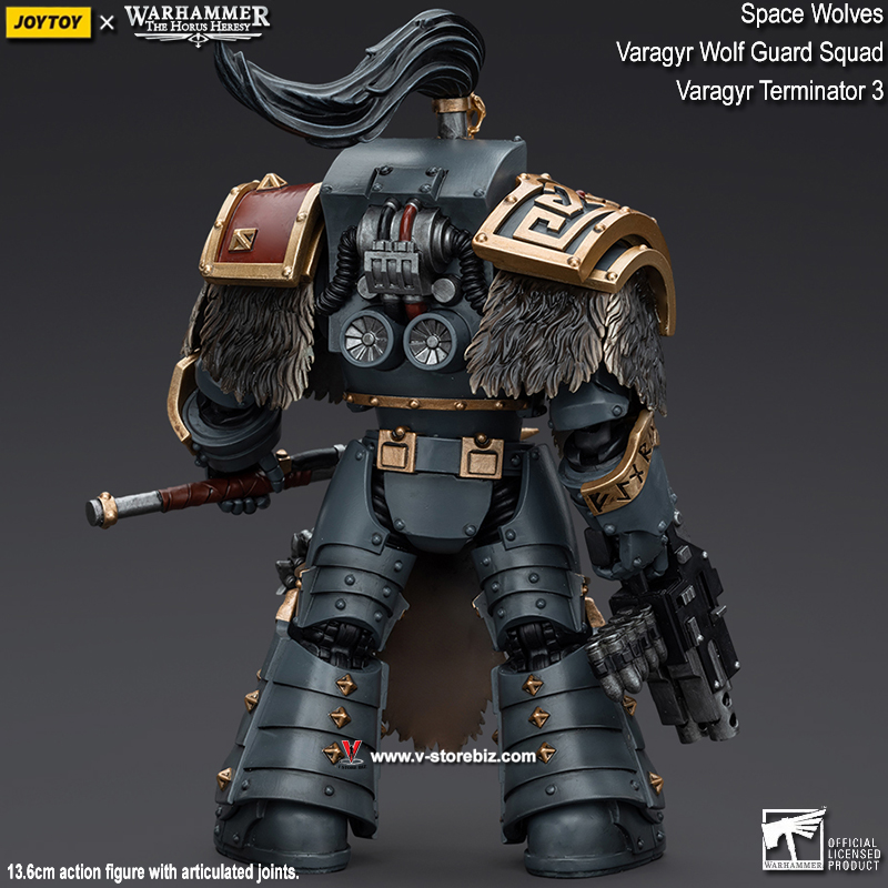 JOYTOY Warhammer The Horus Heresy: Space Wolves - Varagyr Wolf Guard Squad Varagyr Terminator 3 (JT5833)
