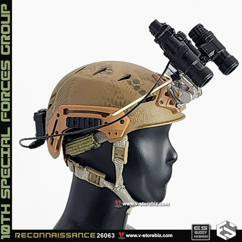 E&S 26063 10TH SFG Reconnaissance Helmet & NVG