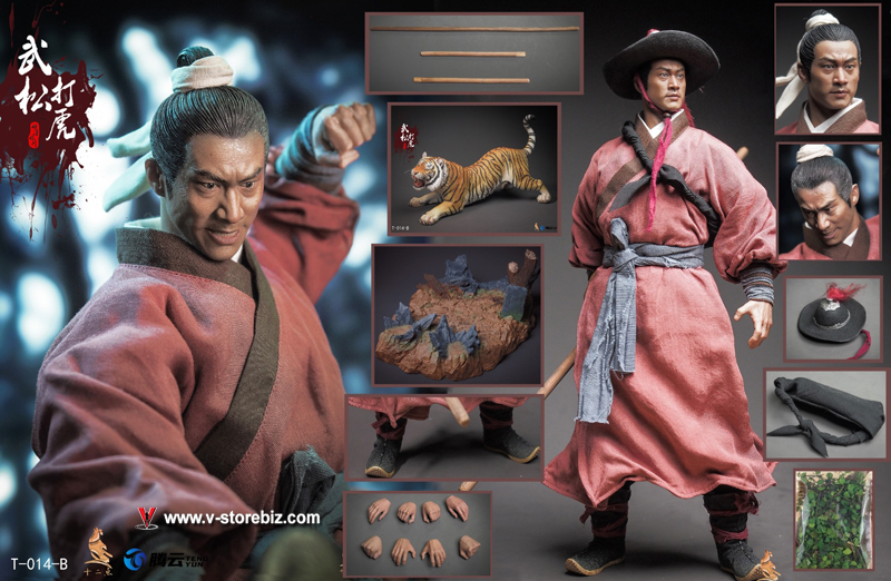 Twelve o'clock Toys 1/6 Hero series Wu Song T-014B Tiger-fighting Hero