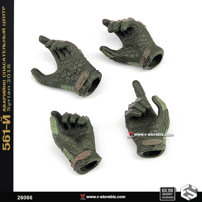 E&S 26066 561st Russian ASC Tactical Gloved Hands