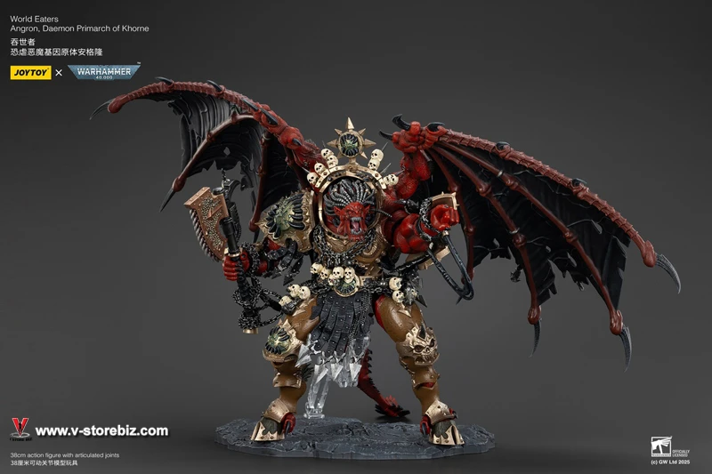 JOYTOY Warhammer 40K World Eaters Angron, Daemon Primarch of Khorne (JT01178 )
