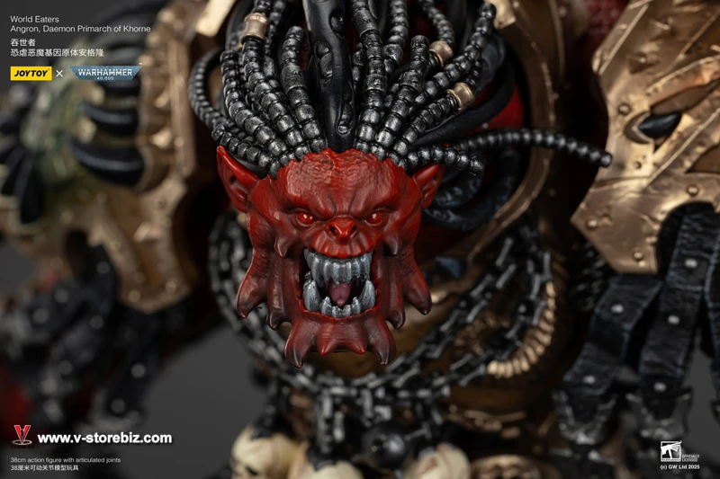 JOYTOY Warhammer 40K World Eaters Angron, Daemon Primarch of Khorne (JT01178 )
