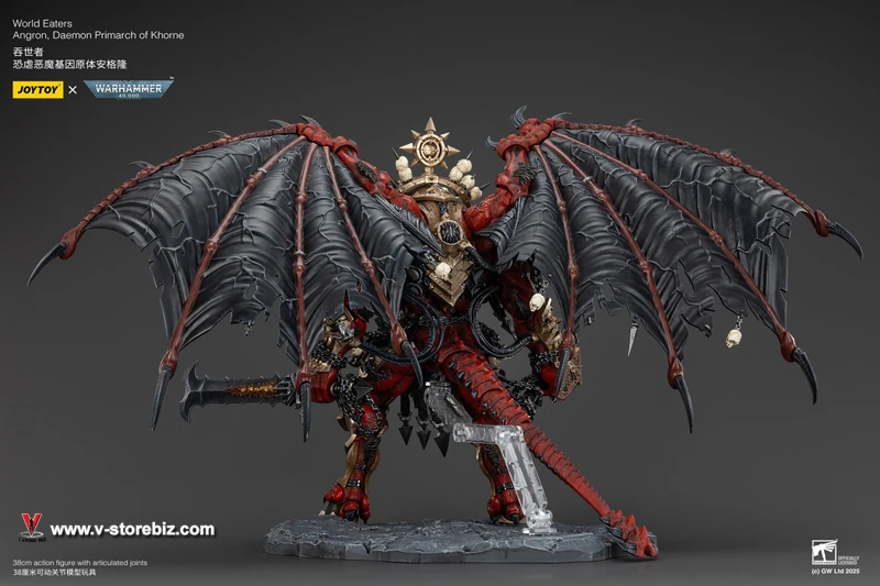 JOYTOY Warhammer 40K World Eaters Angron, Daemon Primarch of Khorne (JT01178 )