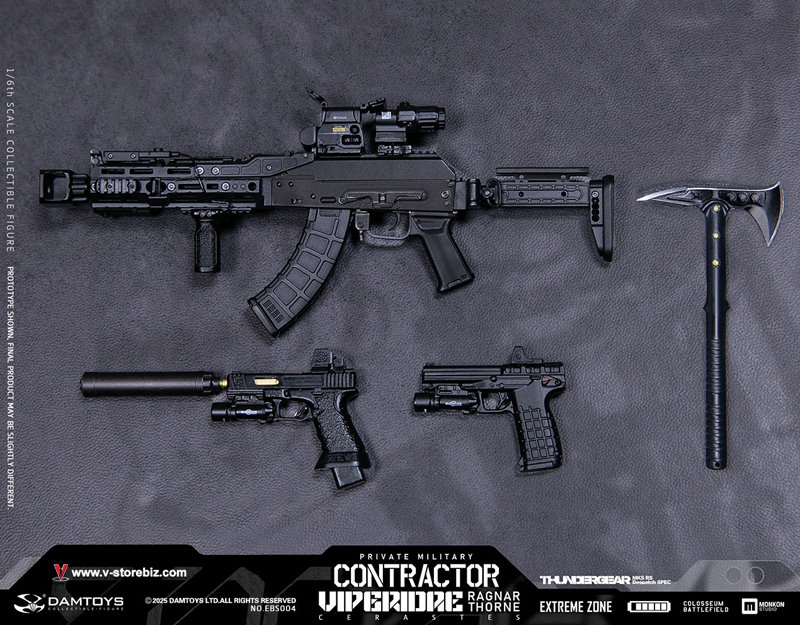 DAMTOYS EBS004 Extreme Zone Military Contractor VIPERIDAE CERASTES Ragnar Thorne