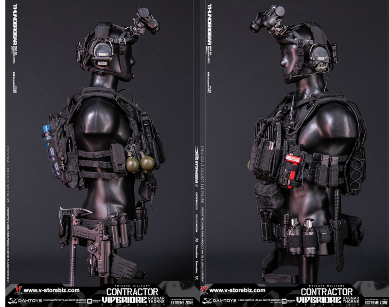 DAMTOYS EBS004 Extreme Zone Military Contractor VIPERIDAE CERASTES Ragnar Thorne