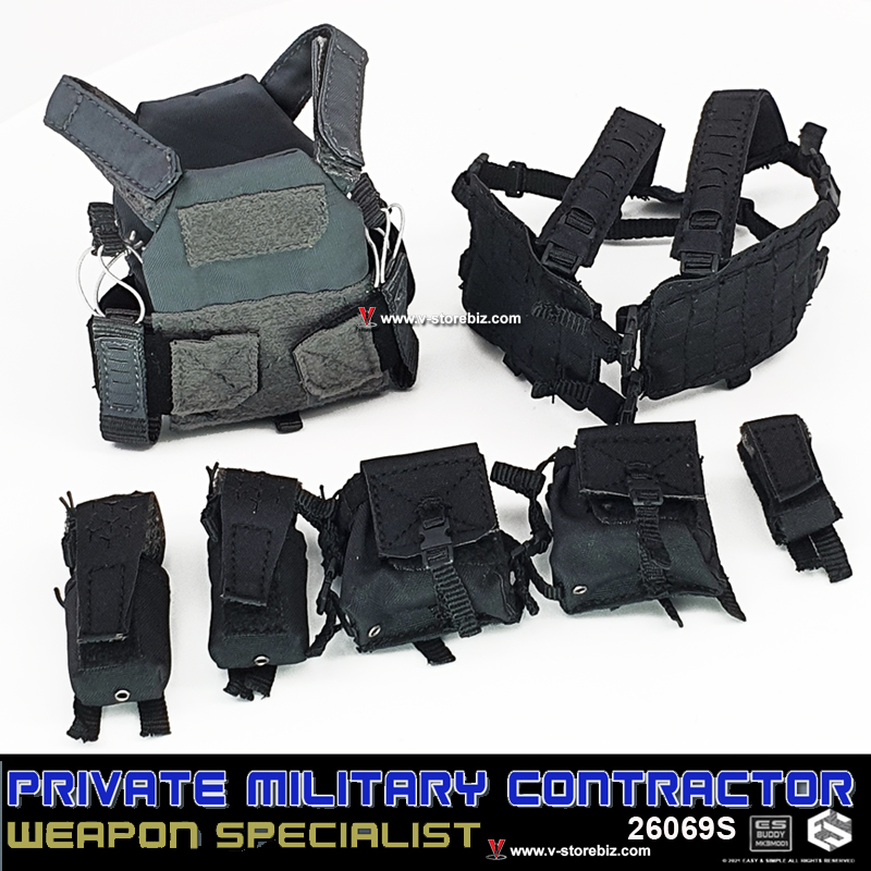 E&S 26069RS PMC Weapon Specialist Thorax Incog Plate Carrier & Pouches