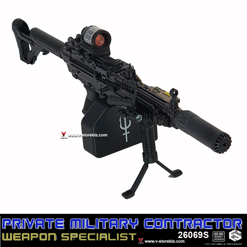 E&S 26069S PMC Weapon Specialist MGA SAW K Compact Light Machinegun
