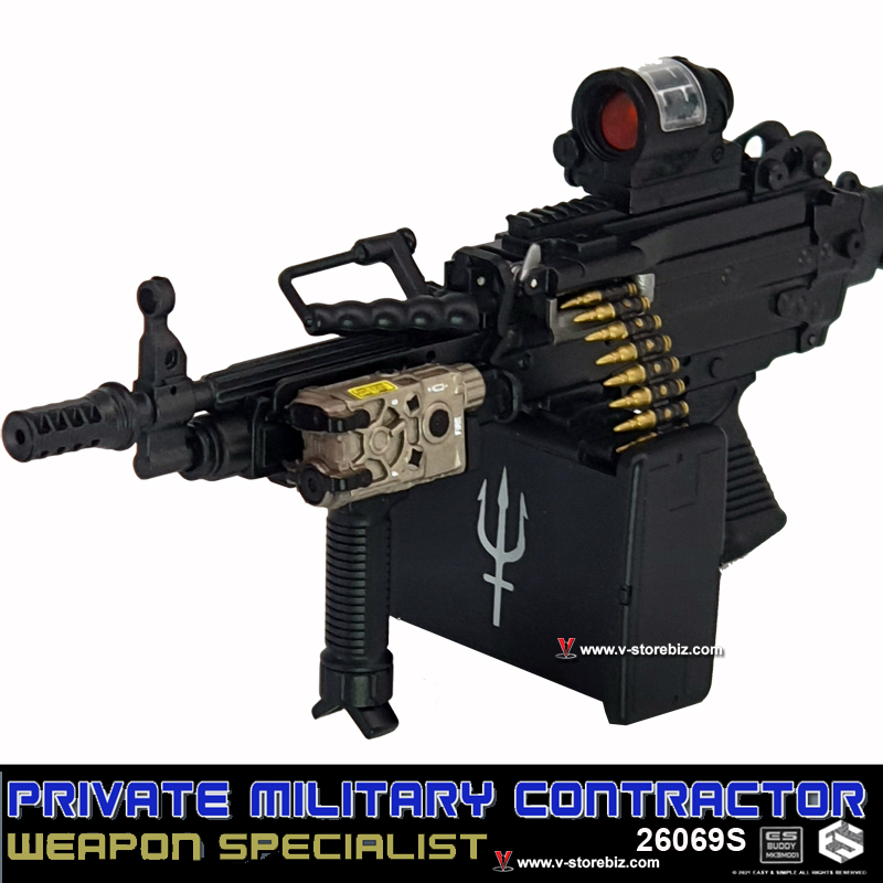E&S 26069S PMC Weapon Specialist MGA SAW K Compact Light Machinegun