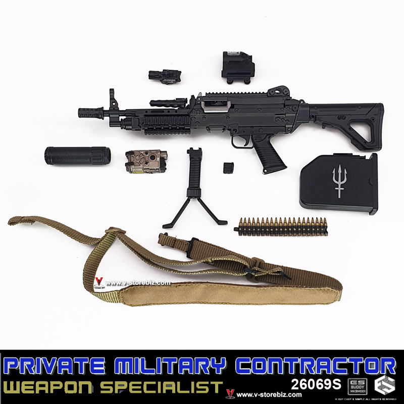 E&S 26069S PMC Weapon Specialist MGA SAW K Compact Light Machinegun