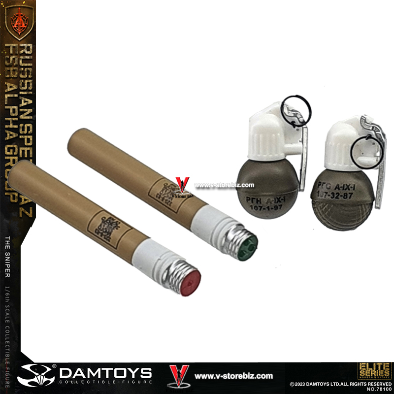 DAM 78100 Spetsnaz FSB Alpha Grenades & Flares