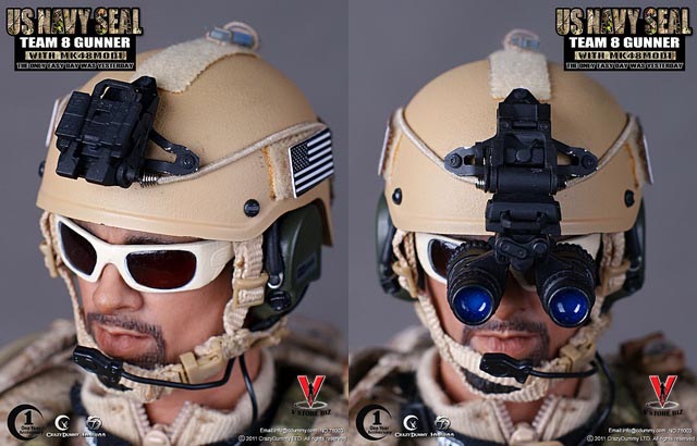 Crazy Dummy 1st Anniversary U.S. Navy Seal Team 8 Gunner With MK48MOD1
