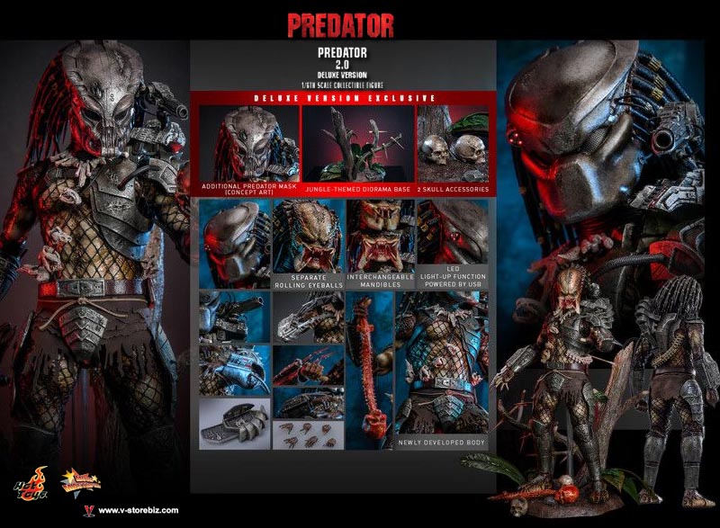 Hot Toys MMS817 Predator Predator (2.0) (Deluxe Version)