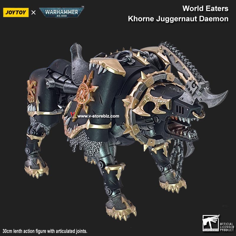 JOYTOY Warhammer 40K World Eater Khorne Juggernaut Daemon
