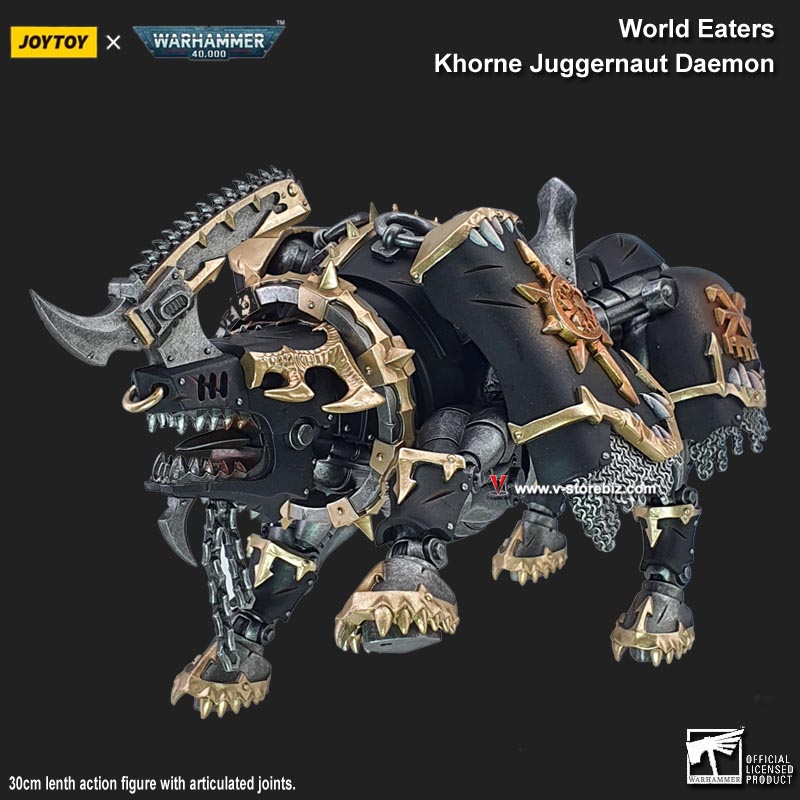 JOYTOY Warhammer 40K World Eater Khorne Juggernaut Daemon