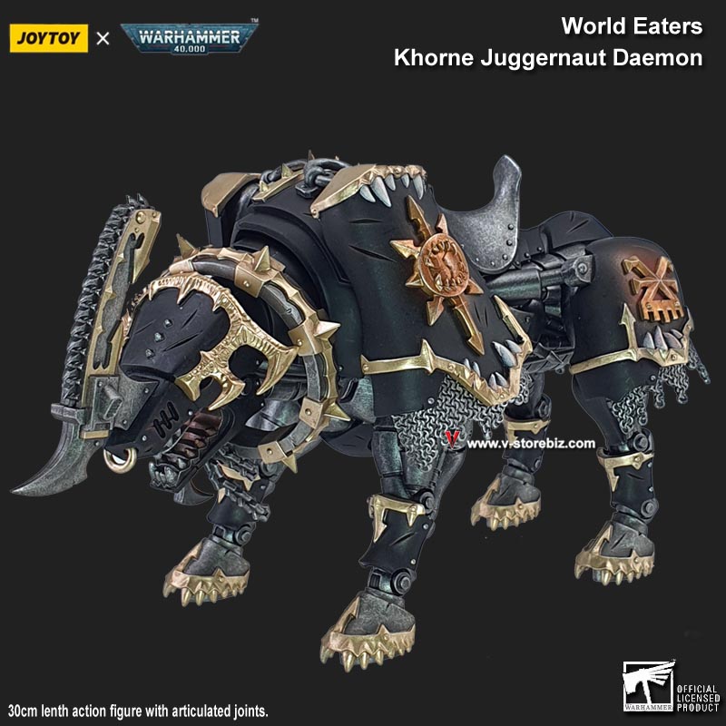 JOYTOY Warhammer 40K World Eater Khorne Juggernaut Daemon