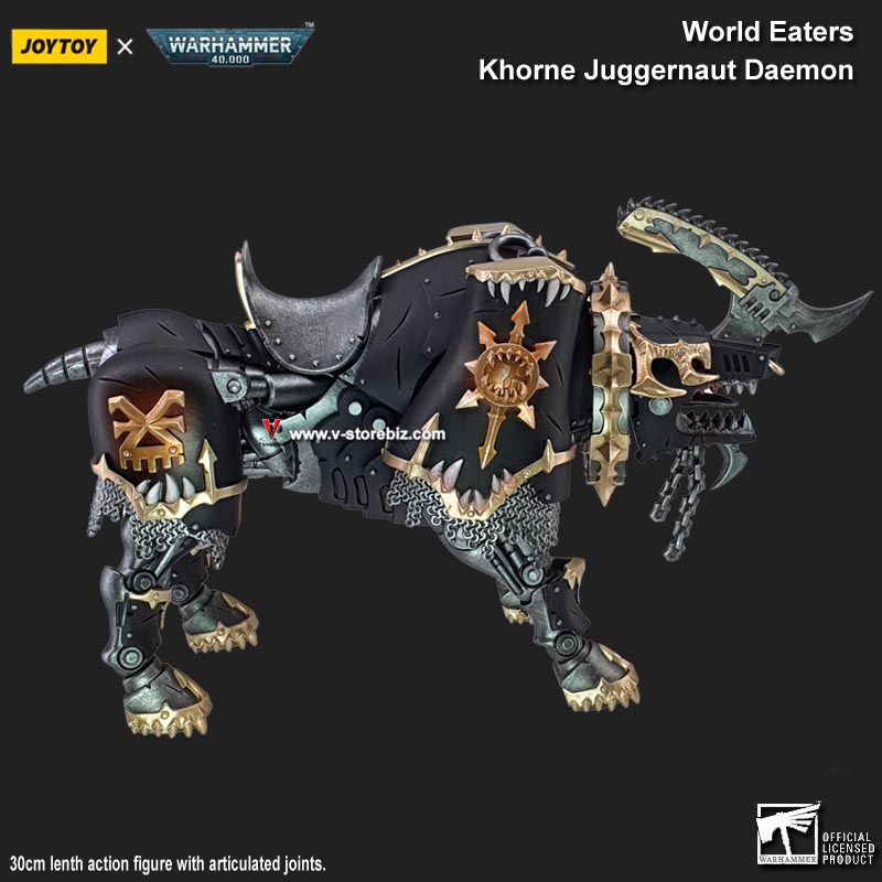JOYTOY Warhammer 40K World Eater Khorne Juggernaut Daemon