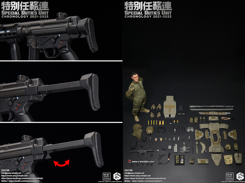 E&S 26070A Special Duties Unit Assault Team Chronology 2021-2023