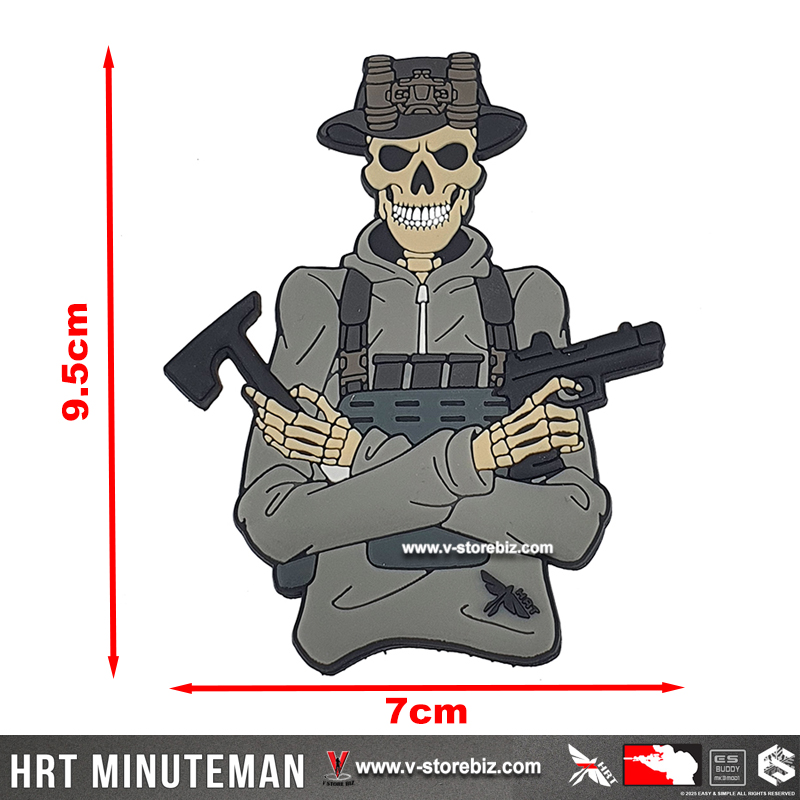 E&S HRT06MM HRT Minuteman HRT Rubber Patch