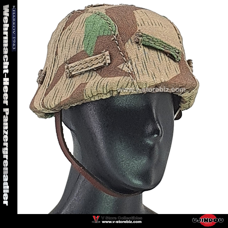  UJINDOU UD9041 WWII Wehrmacht-Heer Panzergrenadier M42 Helmet w/ Cover