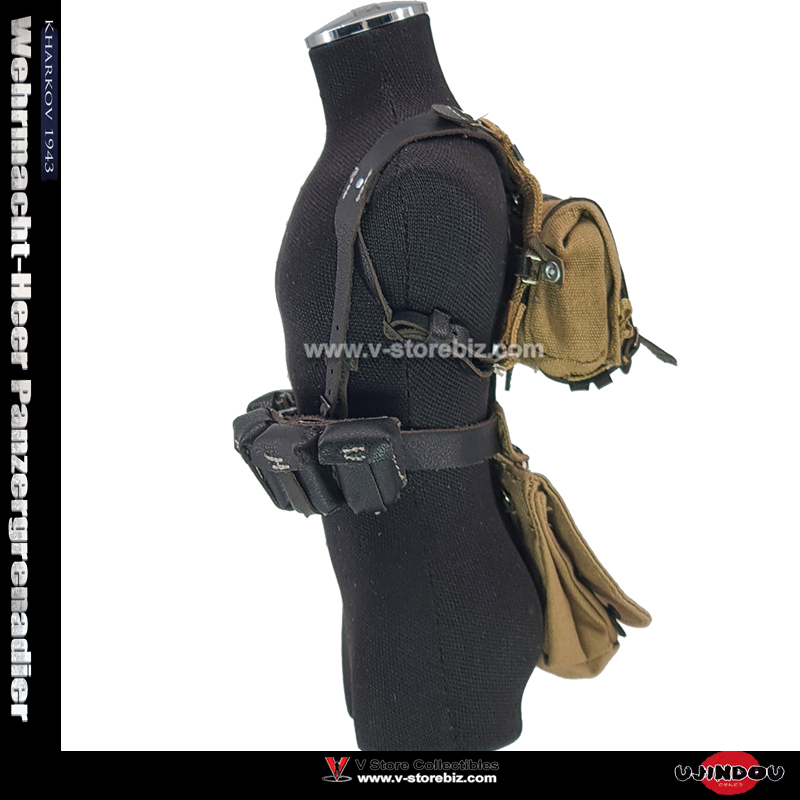  UJINDOU UD9041 WWII Wehrmacht-Heer Panzergrenadier Y-Strap Belt & Pouches