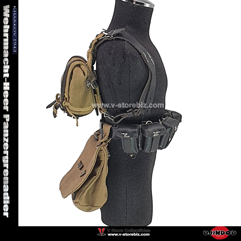  UJINDOU UD9041 WWII Wehrmacht-Heer Panzergrenadier Y-Strap Belt & Pouches
