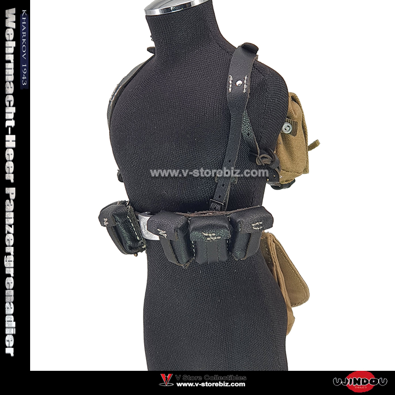  UJINDOU UD9041 WWII Wehrmacht-Heer Panzergrenadier Y-Strap Belt & Pouches