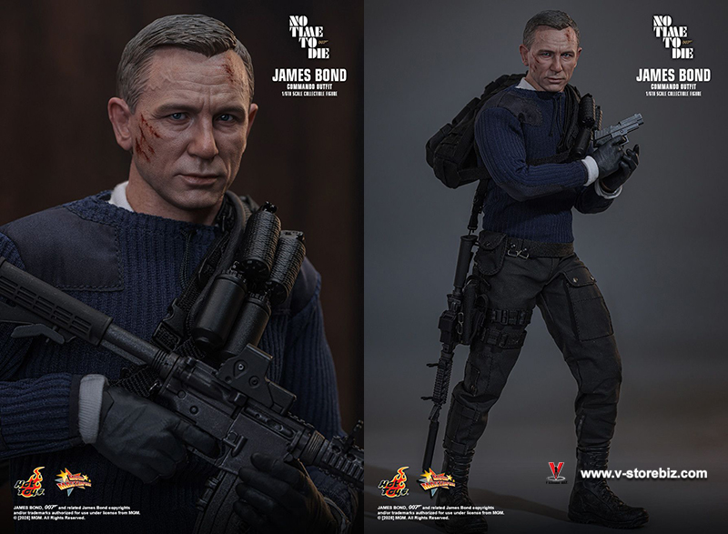Hot Toys MMS804 No Time To Die James Bond (Commando Outfit)