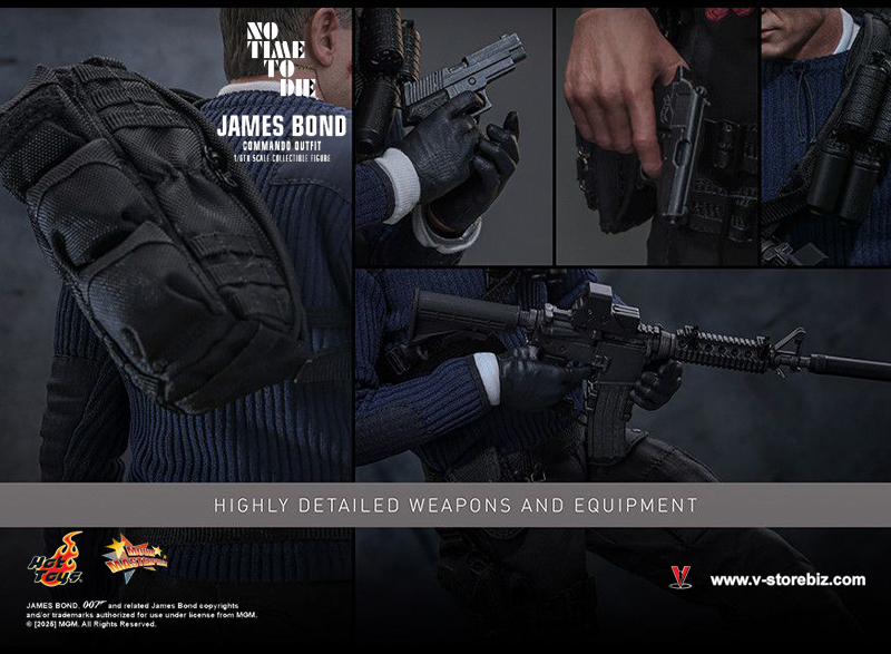 Hot Toys MMS804 No Time To Die James Bond (Commando Outfit)
