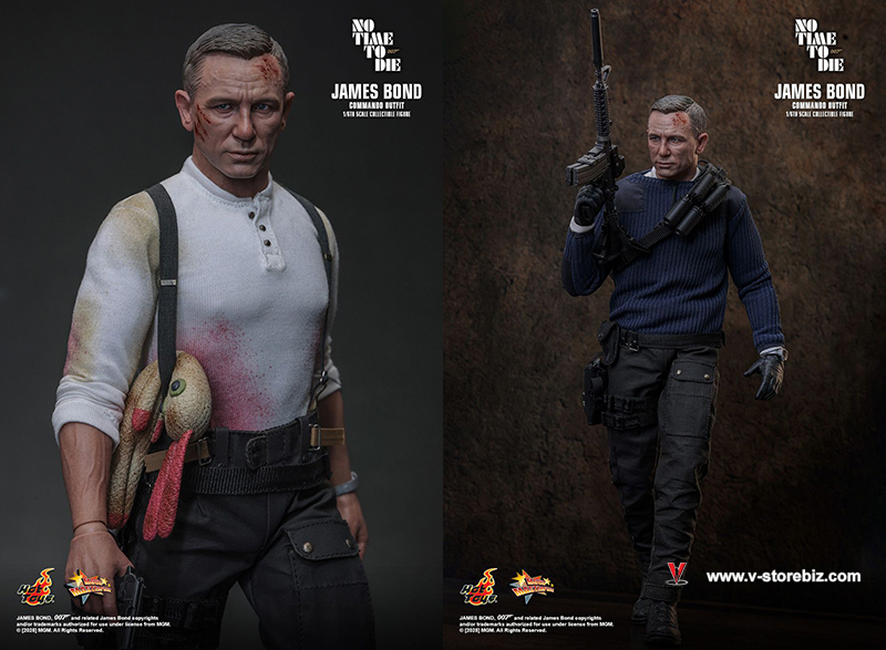 Hot Toys MMS804 No Time To Die James Bond (Commando Outfit)